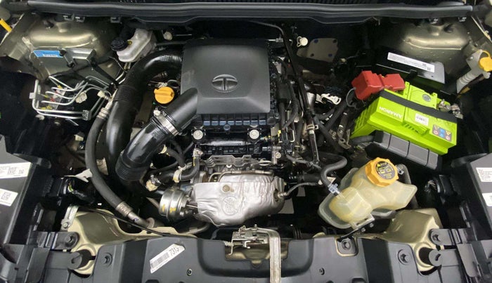 2022 Tata NEXON XZ PLUS (PREMIUM) KAZIRANGA PETROL, Petrol, Manual, 44,432 km, Engine View - Left