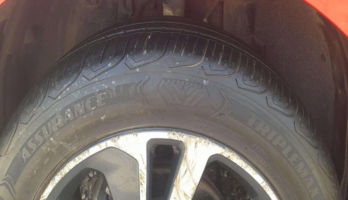 2025 Tata ALTROZ XZA PLUS, Petrol, Automatic, 5,210 km, Left Front Tyre Tread