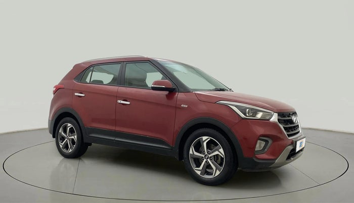 2019 Hyundai Creta SX AT 1.6 PETROL, Petrol, Automatic, 83,659 km, Right Front Diagonal